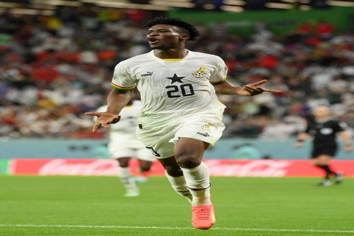 Ghana beat South Korea 3-2.