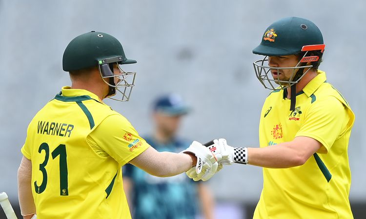 AUS vs ENG, 3rd ODI: David Warner, Travis Head's record breaking partnership helps Australia post a 
