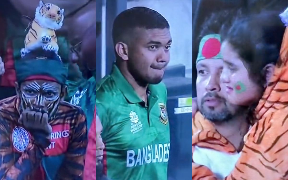 Cricket Image for VIDEO: फिर गीली हो गई बांग्लादेशी फैंस की आंखें, हार के बाद खिलाड़ियों में भी छाया