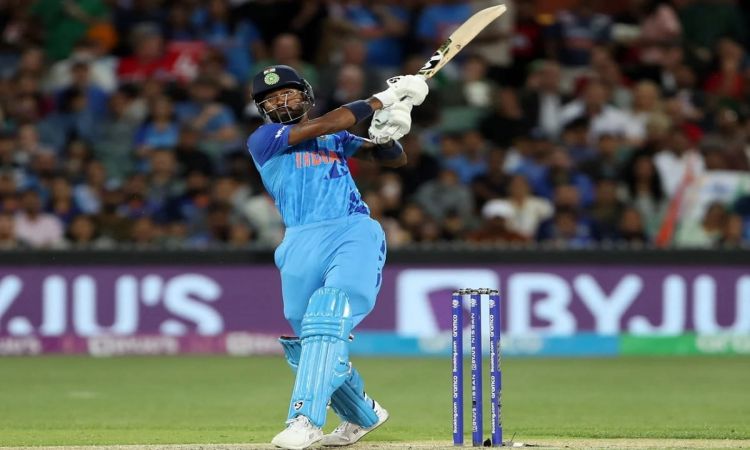 Cricket Image for T20 World Cup, 2nd Semifinal: Pandya, Kohli's Fifties Take India To 168/6 Against 