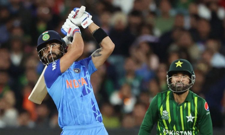 Cricket Image for T20 WC: Ponting Praises Virat Kohli's Back Foot Straight Six Off Rauf's Delivery
