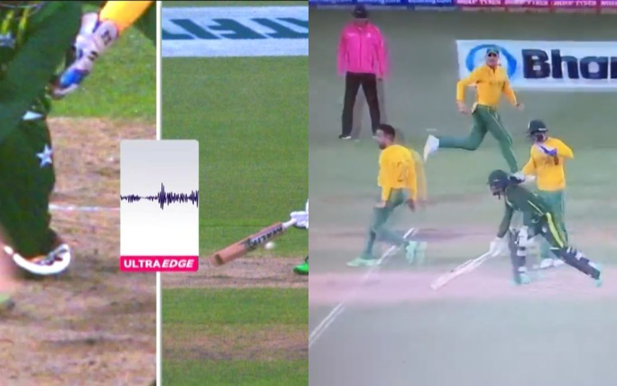 Cricket Image for VIDEO : मोहम्मद नवाज़ के साथ हुई गज़ब की कॉमेडी, नॉटआउट थे लेकिन फिर भी चलते बने