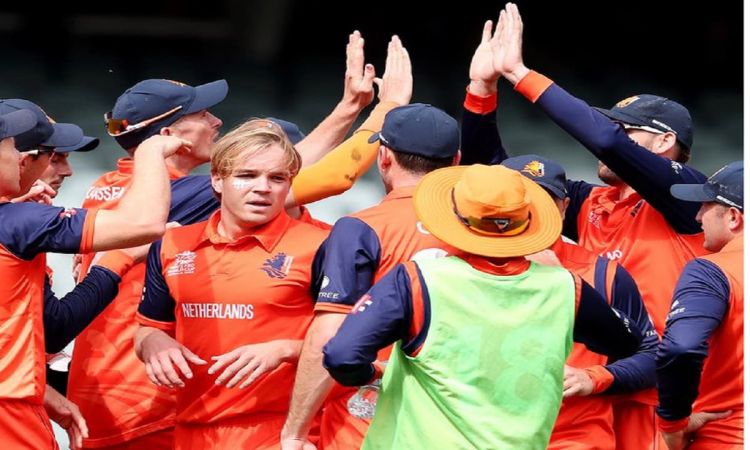 Cricket Image for T20 World Cup: Max O Down's Fifty Led Netherlands Triumph Over Zimbabwe By 5 Wicke