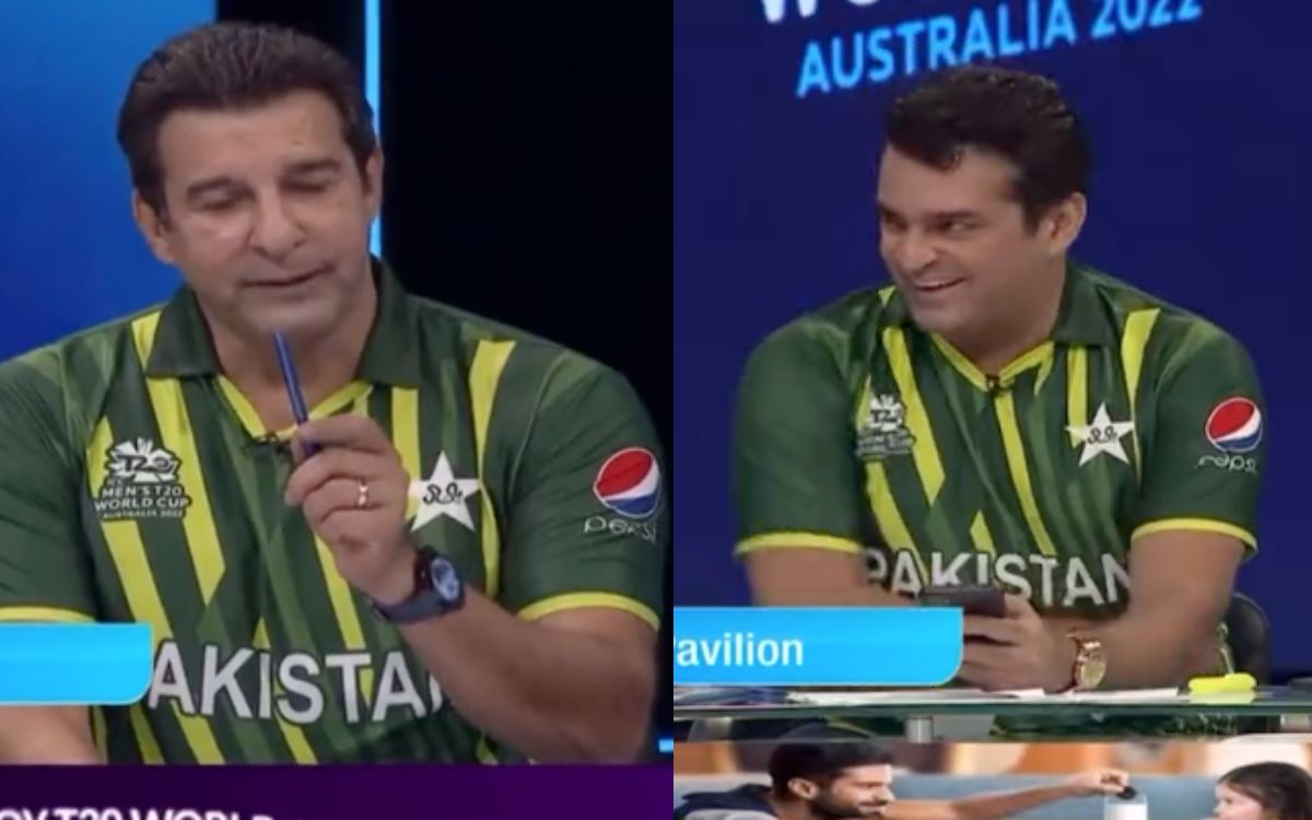 Cricket Image for VIDEO : पाकिस्तानी एंकर ने कर दी हद, वसीम अकरम को लाइव शो में बोल दिया 'नेशनल धोबी