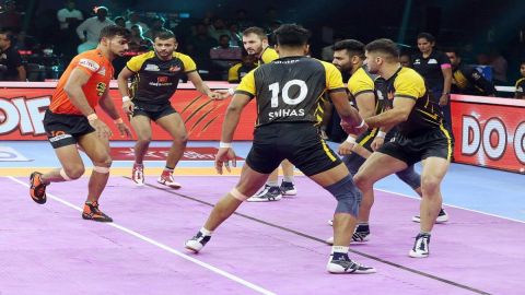 PKL 9: Fans drove us to put up a good show, says Telugu Titans' raider Siddharth Desai.