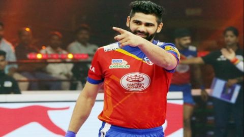 PKL 9 : Pardeep Narwal's superlative performance helps U.P. Yoddhas clinch thrilling victory.