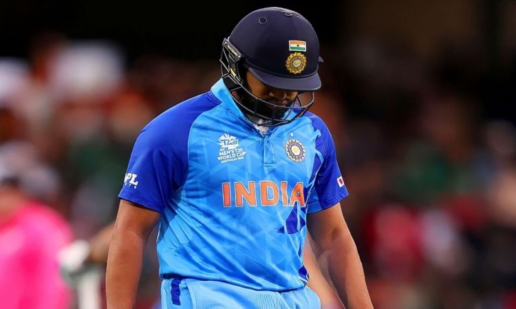 Cricket Image for T20 WC: Rohit Suffers Forearm Injury Ahead Of The Semifinal Clash Against England