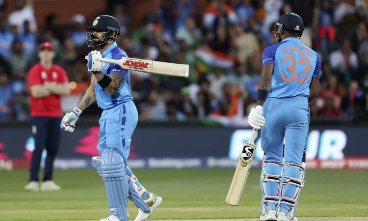 Cricket Image for T20 World Cup 2022: Virat, Hardik Smack Fifties As India Post 168/6 Against Englan