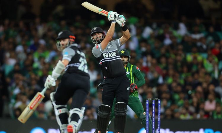 Cricket Image for T20 World Cup: Mitchell, Williamson Steer New Zealand To 152/4 Pakistan In 1st Sem