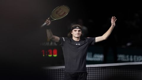 Paris Masters 2022: Tsitsipas races past Moutet to reach quarters