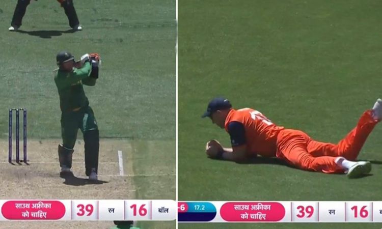 Cricket Image for twitter reaction after Netherlands beat South Africa