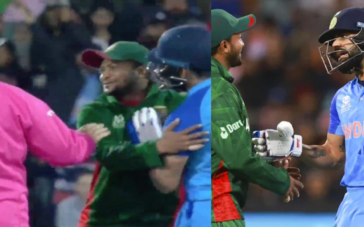 Virat Kohli And Shakib Al Hasan Argument Over No Ball In Ind Vs Ban T20