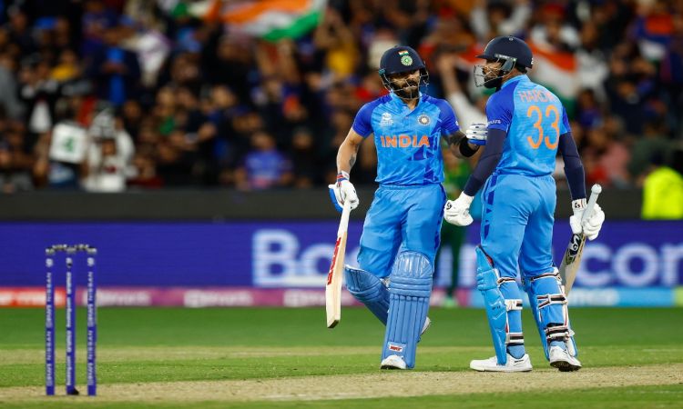 T20 World Cup 2022: Virat Kholi, Hardik pandya's fifty helps India post a total of 168 on their 20 o