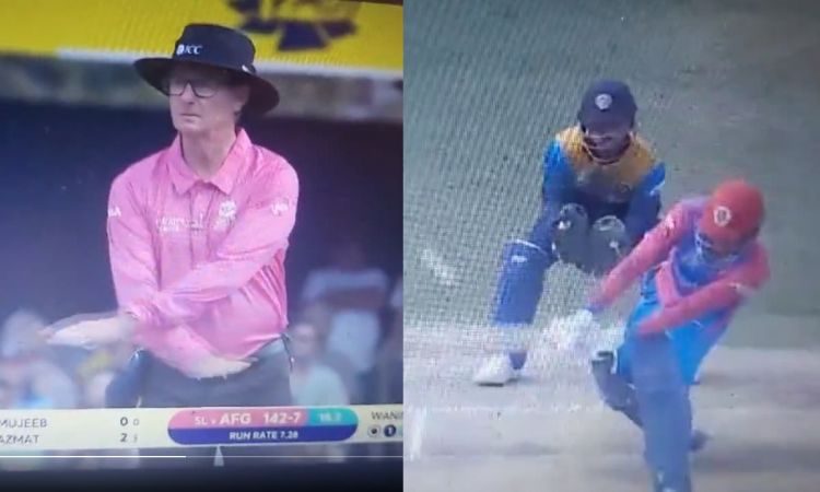 Cricket Image for VIDEO: रिवर्स स्वीप करके मारा चौका, लेकिन नहीं मिले रन; अंपायर के फैसले से हुआ अफग