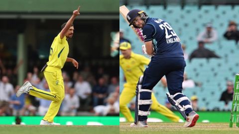 Cricket Image for WATCH: Starc Cleans Up Malan In The 1st Over With An Unplayable Delivery; Attains 