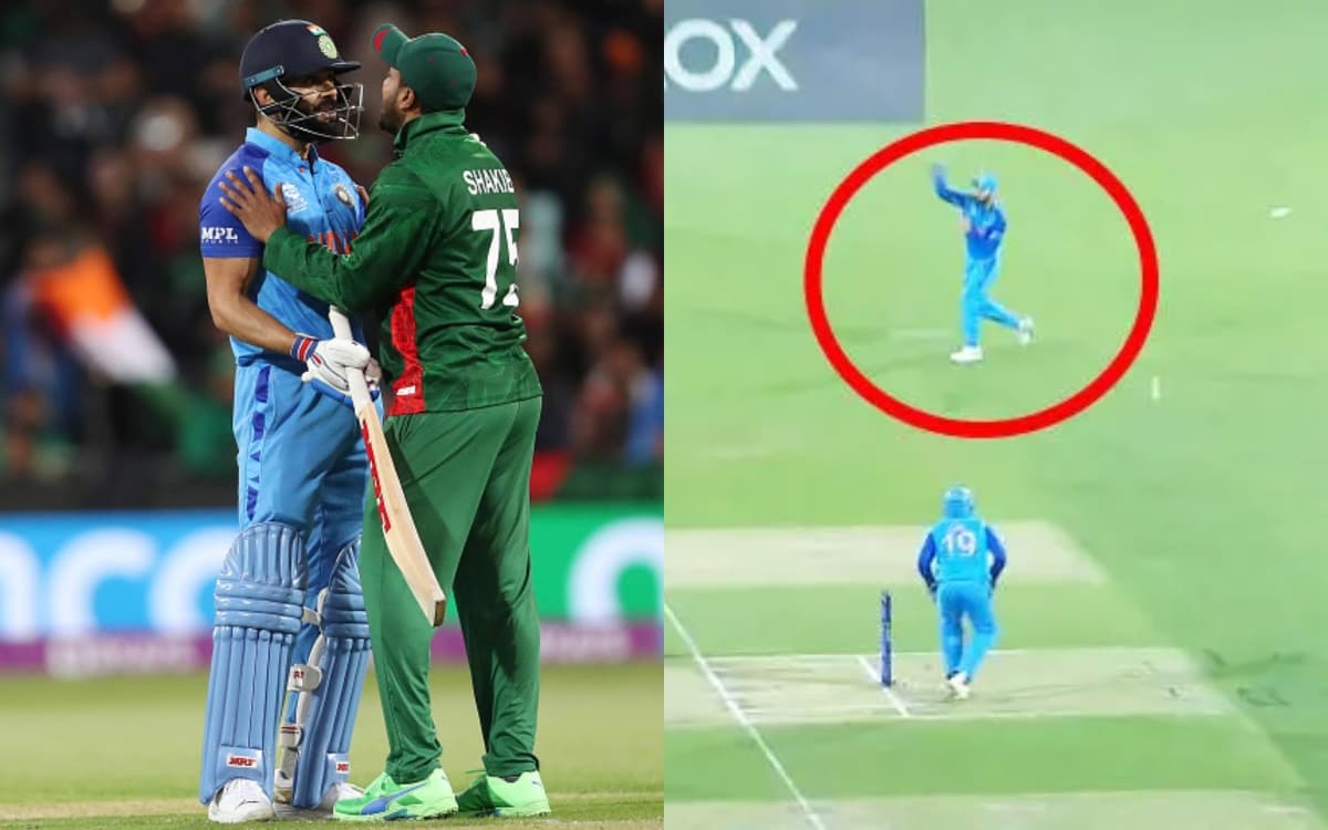 Cricket Image for VIDEO: विराट कोहली पर लगा 'Fake Fielding' का आरोप, हारा हुआ मैच जीत सकता था बांग्ल