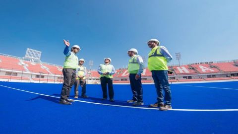 Works at Rourkela hockey stadium to be completed by Nov 30