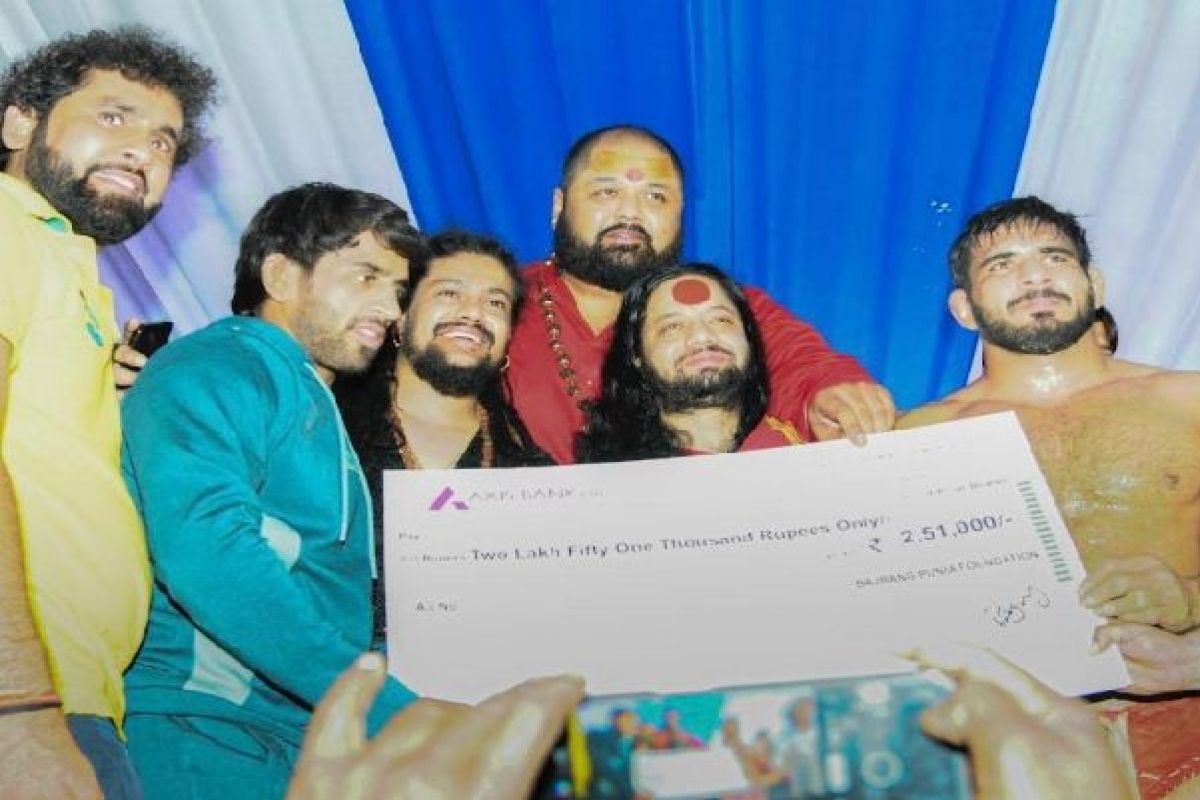 Wrestler Jitender wins Mahant Shravan Kumar memorial tournament in Delhi, Bajrang enjoys bouts