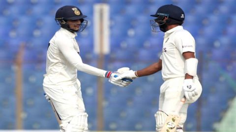 1st Test, Day 3: Shanto, Zakir take Bangladesh to 42/0 at stumps after Gill, Pujara tons help India 