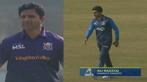 Cricket Image for Abdul Razzaq Dismissed By His Son Ali Razzaq