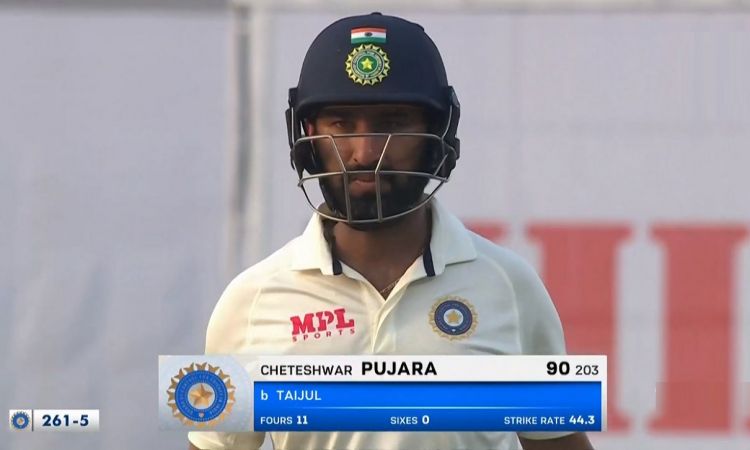 Cheteshwar Pujara eclipses Dilip Vengsarkar becomes India's 8th highest Test run getter