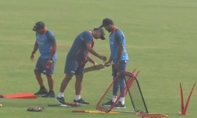 Cricket Image for Ind Vs Ban Rahul Dravid Working With Kl Rahul