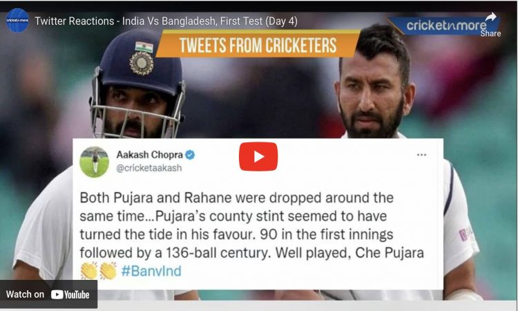 India vs Bangladesh First Test Day 4