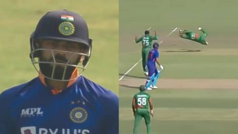 Cricket Image for Litton Das brilliant catch to dismissed Virat Kohli IND vs BAN