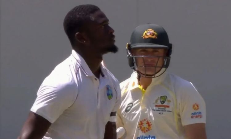 Cricket Image for Australia Vs West Indies Marnus Labuschagne Respect Jayden Seales