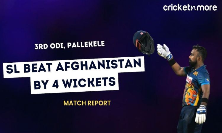 Sri Lanka beat Afghanistan