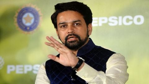 Sports Minister Anurag Thakur Felicitates T20 World Cup 2022 Winning Indian Blind Cricket Team