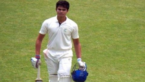 Cricket Image for Arjun Tendulkar Follows In Father Sachin's Footsteps, Smacks Century On Ranji Trop