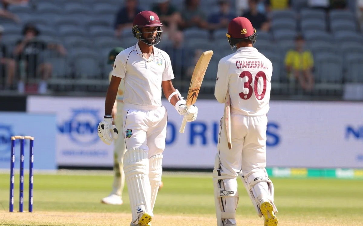 AUS vs WI 1st Test: Brathwaite's Maiden Ton Puts West Indies On Course To A Long Chase