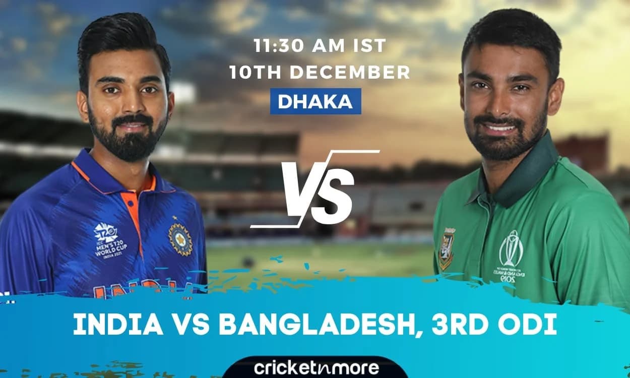 IND vs BAN 3rd ODI: बांग्लादेश ने टॉस जीतकर चुनी गेंदबाज़ी, देंखें प्लेइंग XI