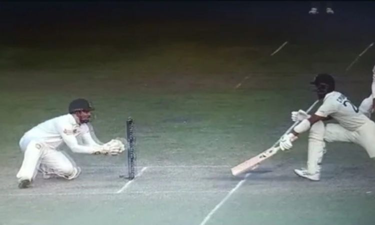Cricket Image for VIDEO : 'पुजारा का हुआ 'Brain Fade', विकेटकीपर सुस्त तो पुजारा निकले महा सुस्त