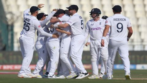 England earn historic Test series victory in Pakistan with tense 26-run win in Multan