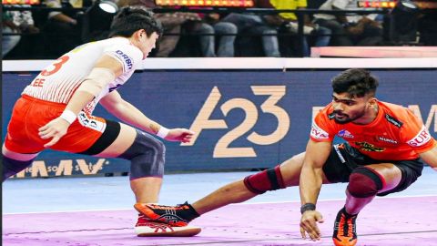 PKL 2022: Gujarat Giants beat U mumba bu 38-36! PKL 2022: Gujarat Giants beat U mumba bu 38-36!