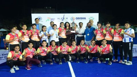 Hockey Haryana crowned as champions of KIYG 2022 (Women's U18) Qualifiers