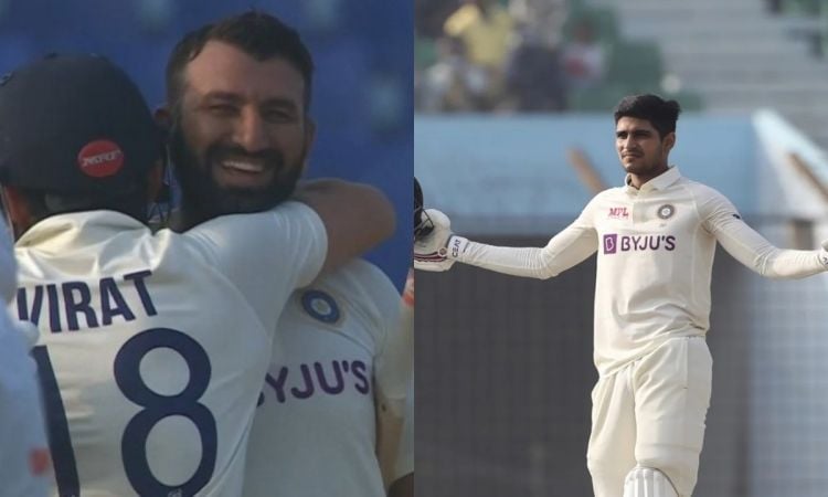 IND vs BAN: Gill, Pujara Shine With Centuries As India Set 513-Run Target Against Bangladesh