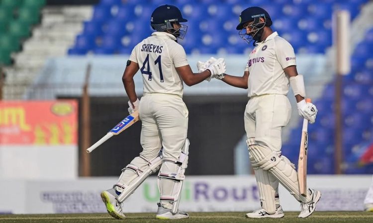 IND vs BAN: Pujara, Iyer Steady Indian Innings; Score 278/6 At Stumps On Day 1 Against Bangladesh
