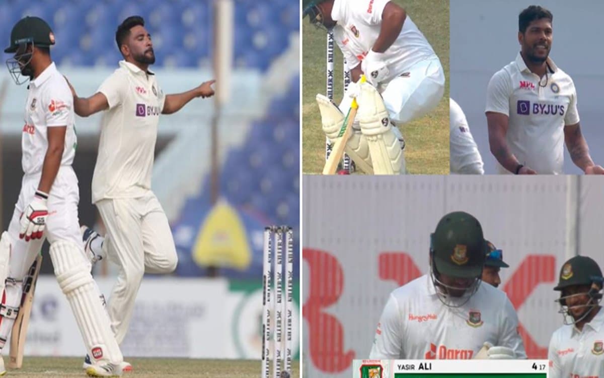 IND vs BAN 1st Test: बांग्लादेश की खराब शुरुआत, टी ब्रेक तक बनाए 37/2