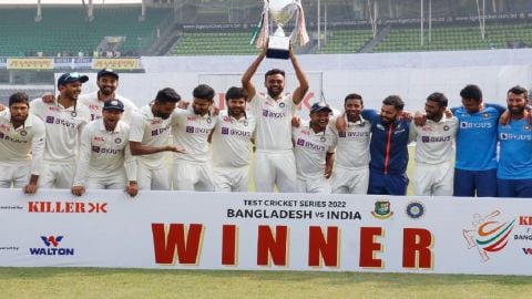 2nd Test, Day 4: Ashwin, Iyer stitch unbeaten 71-run stand, steer India to series win over Banglades