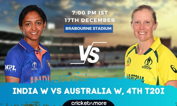 Cricket Image for India vs Australia, 4th T20I – IND-W vs AUS-W Cricket Match Preview, Prediction, W