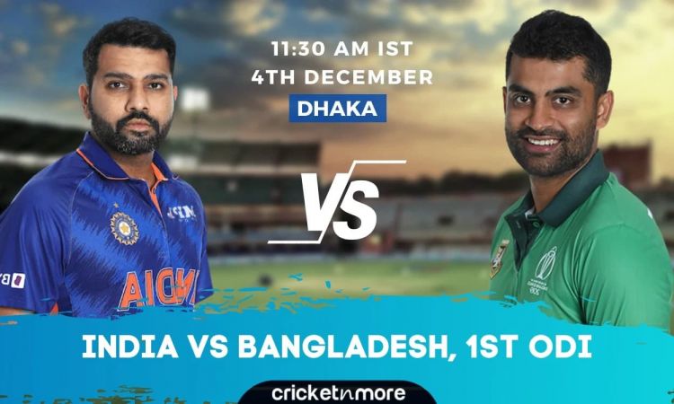 India vs Bangladesh, 1st ODI – IND vs BAN Cricket Match Preview, Prediction, Where To Watch, Probabl