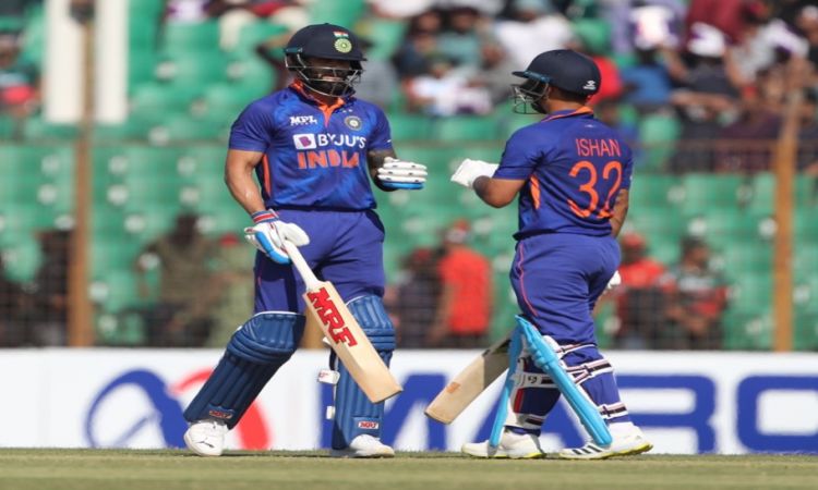 BAN vs IND : Ishan Kishan's double ton, Kholi's ton helps India Post a total of 410 runs