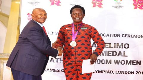 Kenya's Jelimo finally gets London 2012 Olympic bronze medal