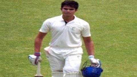 Like father, like son: Arjun Tendulkar slams ton on debut in Ranji Trophy