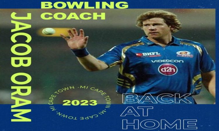 MI Cape Town rope in Jacob Oram as bowling coach ahead of inaugural edition of SA20