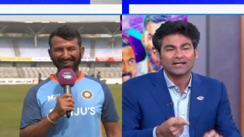 Cricket Image for VIDEO : 'बैट घुमाओ, ट्रॉफी को पप्पी दो' लाइव इंटरव्यू में मोहम्मद कैफ ने कर डाली प