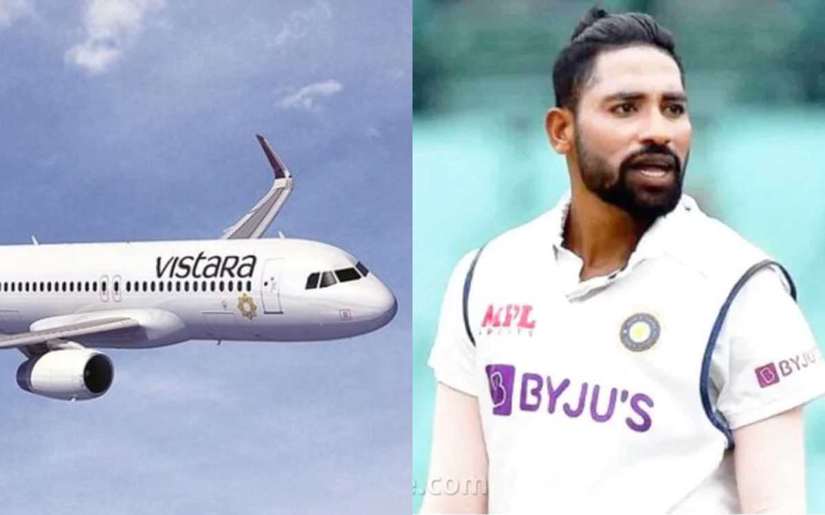 Cricket Image for 'मेरा बैग जल्दी से जल्दी हैदराबाद पहुंचा दो', मोहम्मद सिराज ने लगाई Air Vistara से